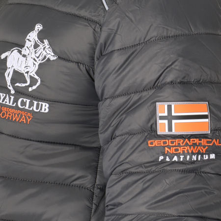 Geographical Norway - Doudoune Brisbee Gris Anthracite