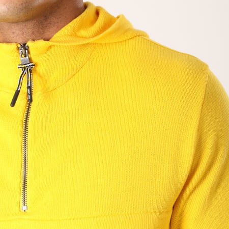 Only And Sons - Pull Avec Capuche Parker Jaune