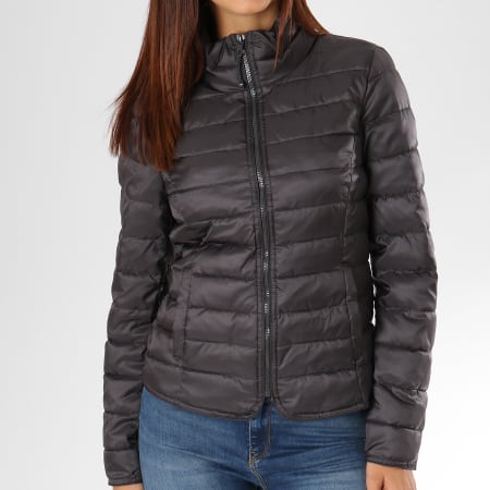 Only - Doudoune Femme Tahoe Gris Anthracite