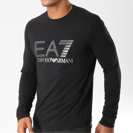 EA7 Emporio Armani - Tee Shirt Manches Longues 6ZPT26-PJ20Z Noir
