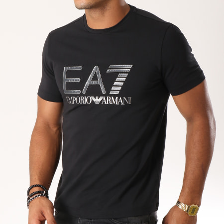 EA7 Emporio Armani - Tee Shirt 6ZPT25-PJ20Z Noir Gris