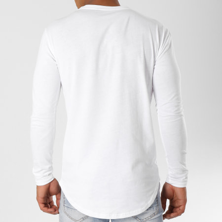 Frilivin - Tee Shirt Manches Longues Oversize 2091 Blanc