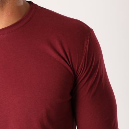 Frilivin - Tee Shirt Manches Longues Oversize 2091 Bordeaux