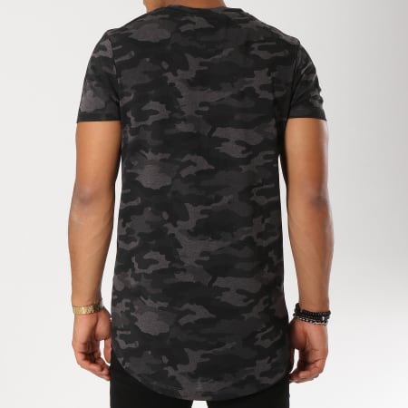 Produkt - Tee Shirt Oversize GMS Hide Gris Anthracite Camouflage