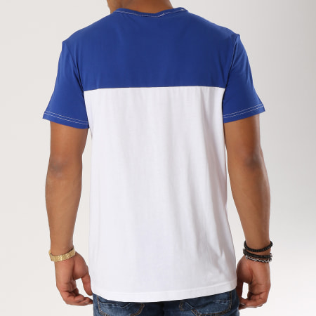 G-Star - Tee Shirt Graphic 10 D12578-336 Bleu Roi Blanc