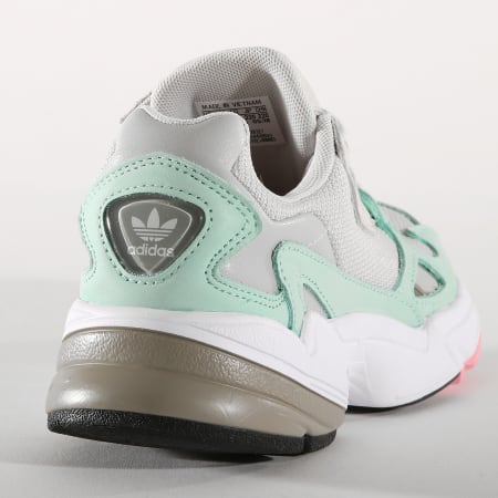 Adidas Originals - Baskets Femme Falcon B28127 Grey One Easy Green