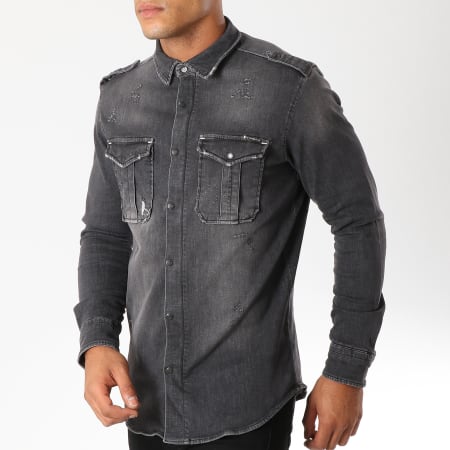 Classic Series - Chemise Manches Longues 6664 Gris Anthracite