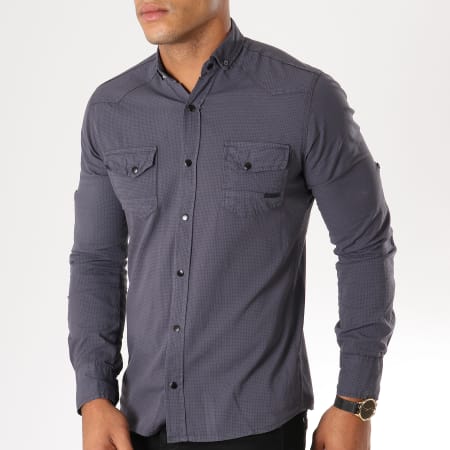 Classic Series - Chemise Manches Longues 16407 Gris Anthracite
