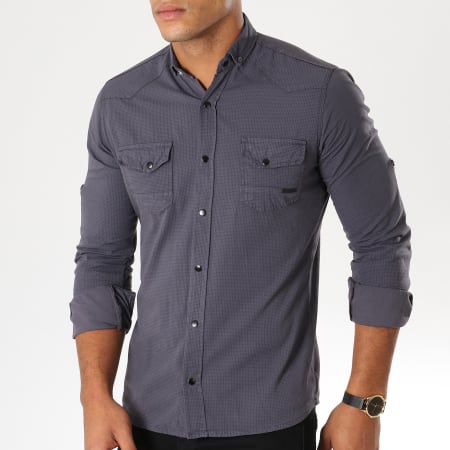 Classic Series - Chemise Manches Longues 16407 Gris Anthracite