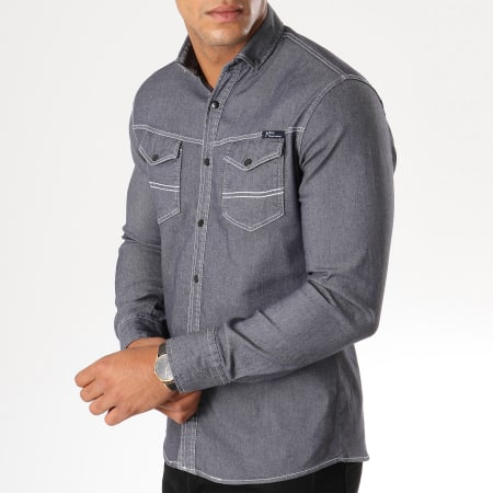 Classic Series - Chemise Manches Longues 16195 Gris Anthracite