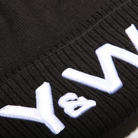 Y et W - Bonnet Logo Noir