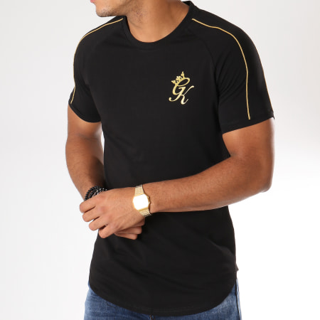 Gym King - Tee Shirt Oversize Gold Edition Noir Doré