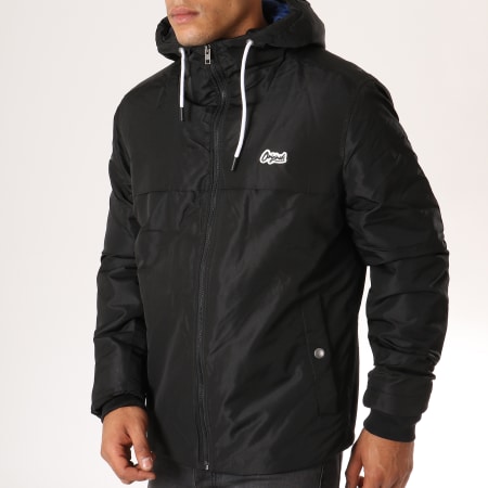 Jack And Jones Veste Zippee Capuche New Canyon Noir LaBoutiqueOfficielle