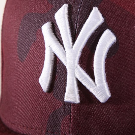 New Era - Casquette Fitted Camo Color New York Yankees 80636024 Bordeaux Camouflage