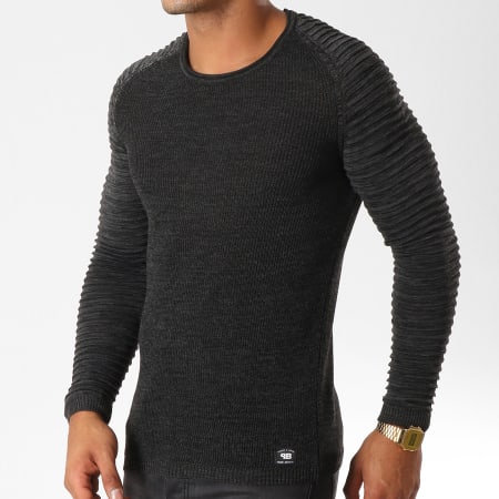 Paname Brothers - Pull 105 Noir Chiné