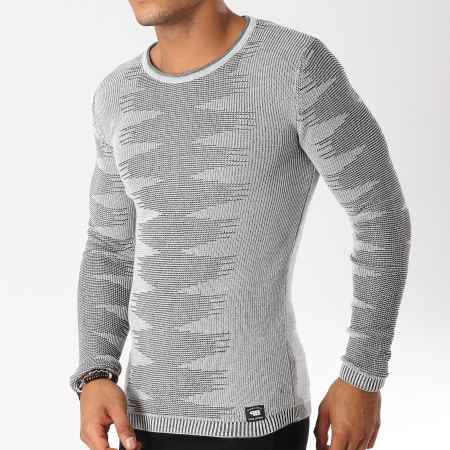Paname Brothers - Pull 109 Gris Chiné