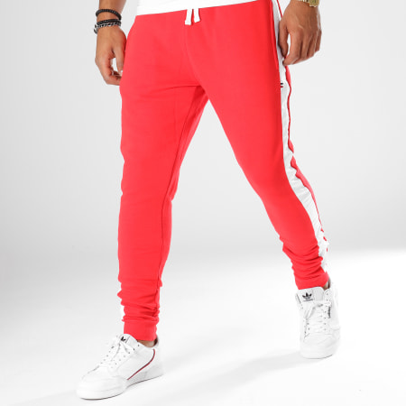 Produkt - Pantalon Jogging Avec Bandes Viy Rouge Blanc