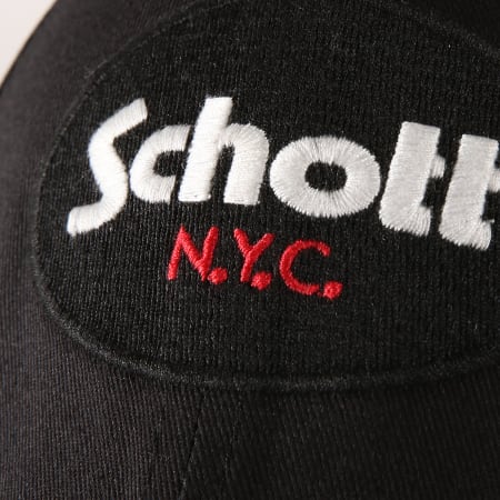 Schott NYC - Casquette Circle Noir