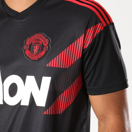 Adidas Performance - Tee Shirt De Sport FC Manchester United Preshi CW5824 Noir Rouge