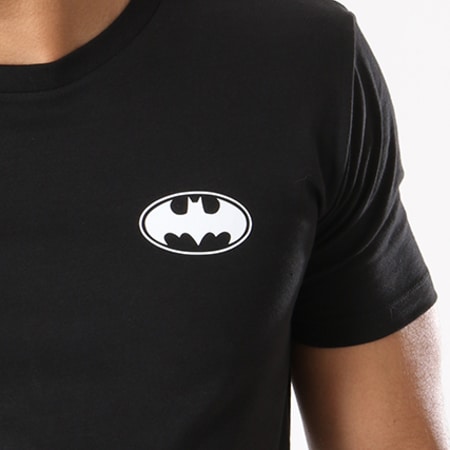 DC Comics - Maglietta con logo posteriore nero