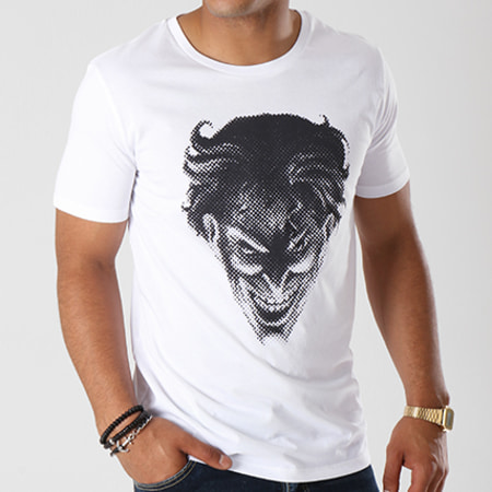 DC Comics - Tee Shirt Joker Blanc