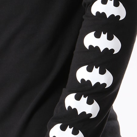 DC Comics - Maglietta manica lunga nera con logo