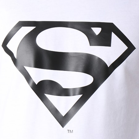 DC Comics - Tee Shirt Manches Longues Logos Blanc