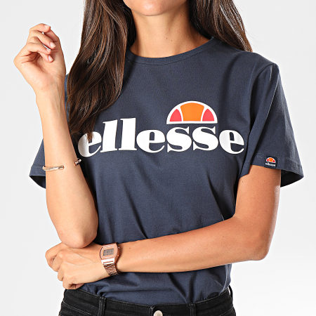 Ellesse - Tee Shirt Femme Albany Bleu Marine