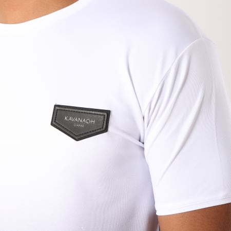 Gianni Kavanagh - Tee Shirt Oversize Splats Blanc Dégradé Noir