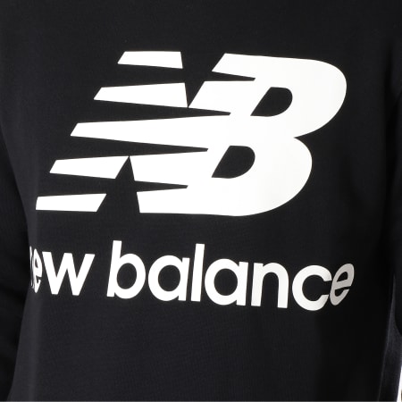 New Balance - Sweat Crewneck 660140-60 Noir Blanc