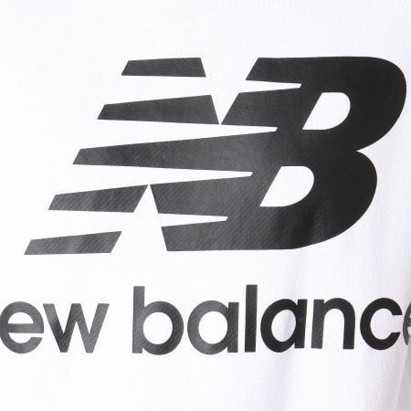 New Balance - Sweat Crewneck 660140-60 Blanc Noir