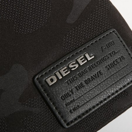 Diesel - Sacoche Discover Crossover X04813-P1598 Noir Camouflage