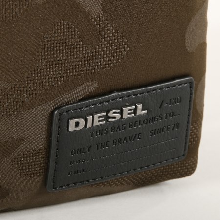 Diesel - Sacoche Discover Small Crossover X04815-P1598 Vert Kaki Camouflage