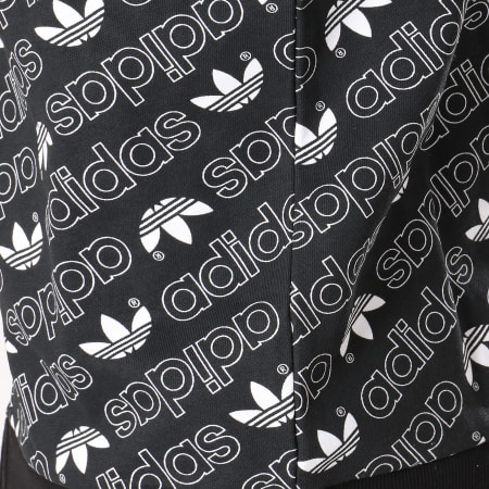 Adidas Originals - Sweat Zippé Capuche Monogram DH4781 Noir