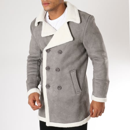 Manteau sales col mouton