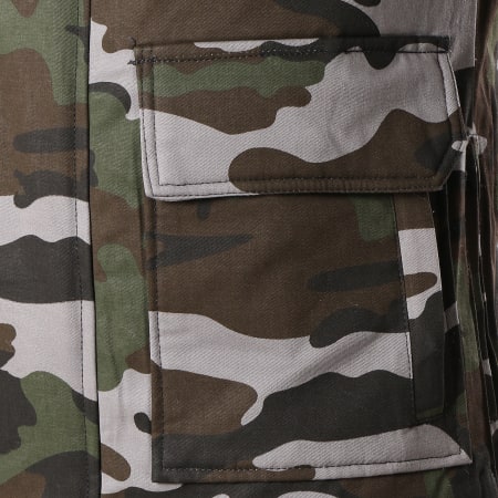 MTX - Blouson S522 Vert Kaki Gris Camouflage 