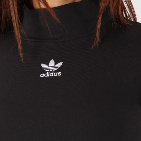Adidas Originals - Tee Shirt Manches Longues Crop Femme DH2763 Noir