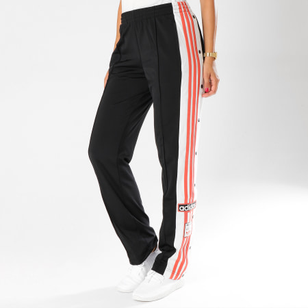 Adidas Originals - Pantalon Jogging Avec Bandes Femme Original DH4677 Noir Blanc Rose