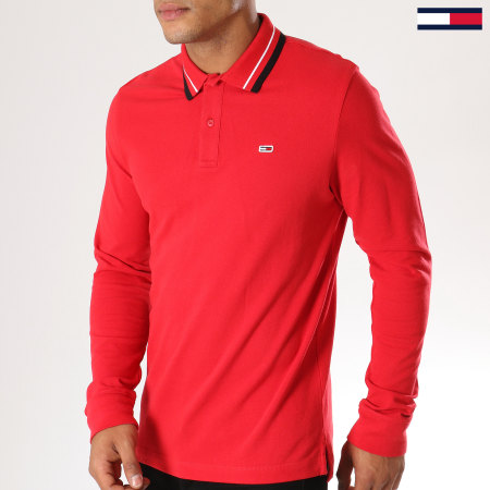 Tommy Hilfiger - Polo Manches Longues Classics 5393 Rouge