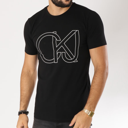 Calvin Klein - Tee Shirt CKJ Graphic 9606 Noir