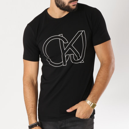 Calvin Klein - Tee Shirt CKJ Graphic 9606 Noir