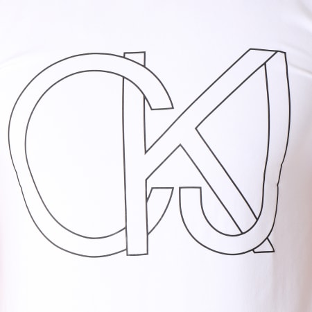 Calvin Klein - Tee Shirt CKJ Graphic 9606 Blanc
