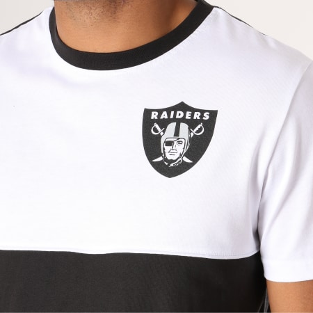 Majestic Athletic - Tee Shirt NFL Okland Raiders NFL Noir Blanc