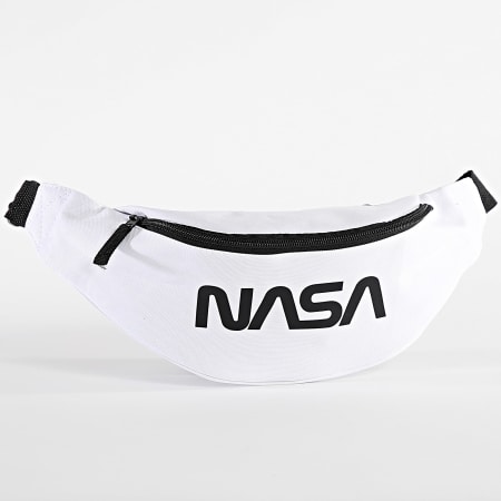 NASA Sacoche Banane Worm Logo Blanc LaBoutiqueOfficielle