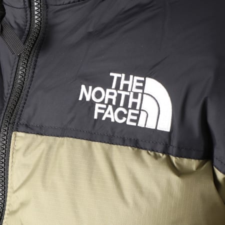 The North Face - Doudoune 1996 Nuptse 3C8D Vert Kaki Noir