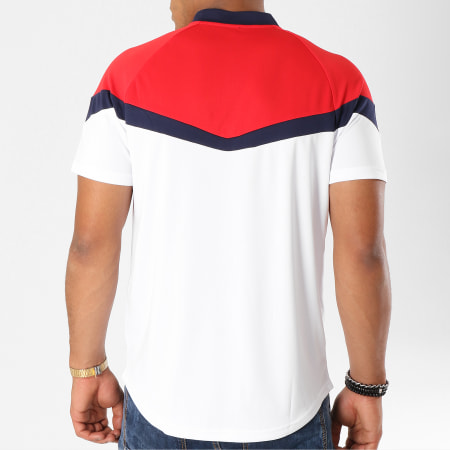 Ellesse - Tee Shirt De Sport Perspeto Blanc Rouge