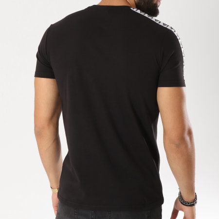 Umbro - Tee Shirt Avec Bandes Street Noir Blanc