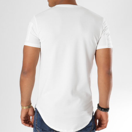 Uniplay - Tee Shirt Oversize Avec Poche UY277 Blanc