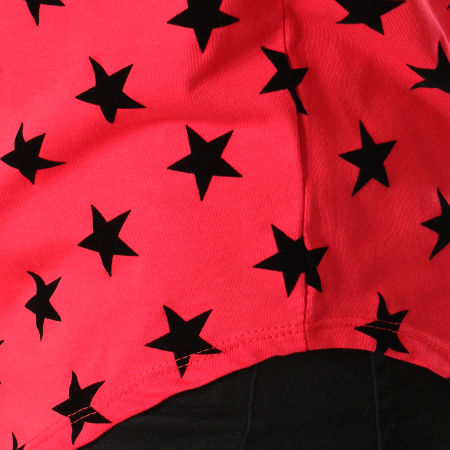 VIP Clothing - Tee Shirt Oversize 3047 Rouge Noir