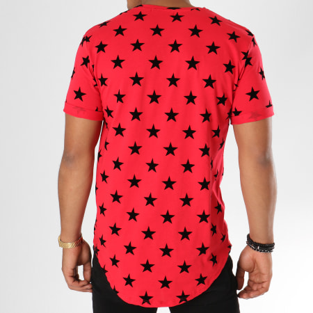 VIP Clothing - Tee Shirt Oversize 3047 Rouge Noir